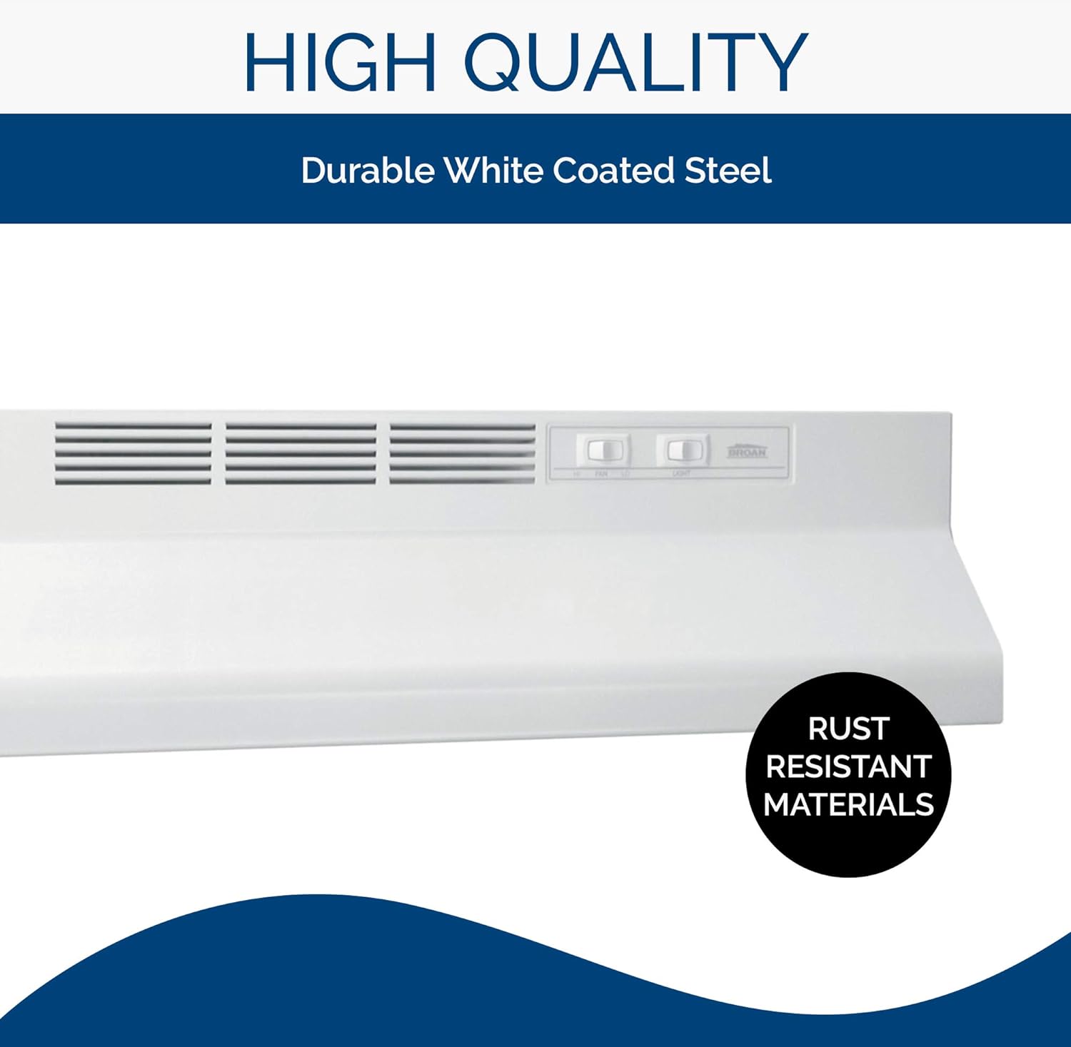 Under-Cabinet Non-Ducted Range Hood with Lights and Exhaust Fan-Toppalletfly