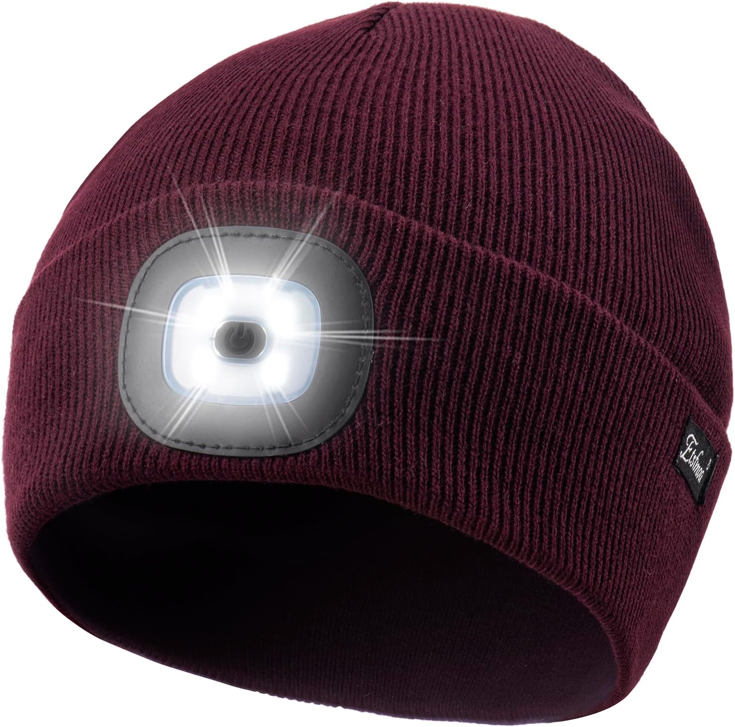 Unisex Beanie with Light, USB Rechargeable Caps-Toppalletfly