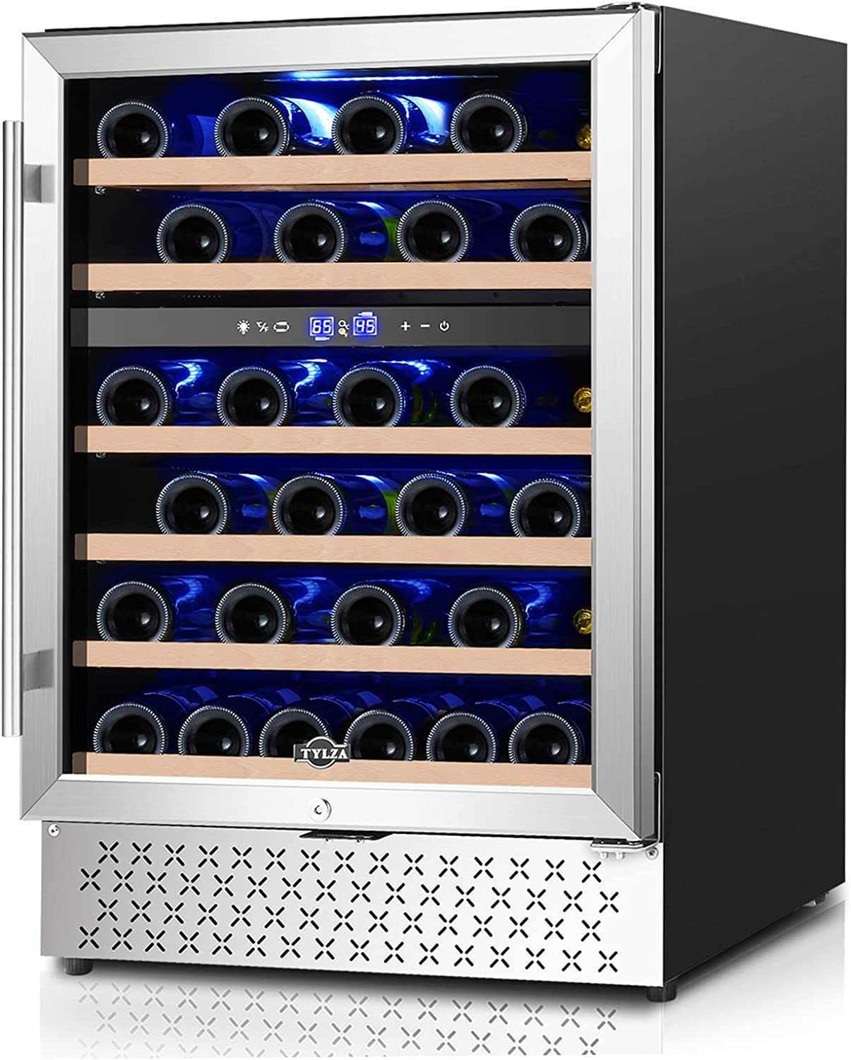 Wine and Beverage Refrigerators, Stainless Steel Quick Quiet Energy Saving Cooling System-Toppalletfly