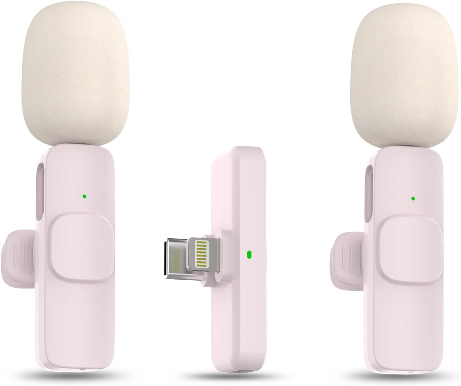 Wireless Microphone for iPhone & iPad – Omnidirectional Mic for Interviews, Podcasts, & Vlogs-Toppalletfly