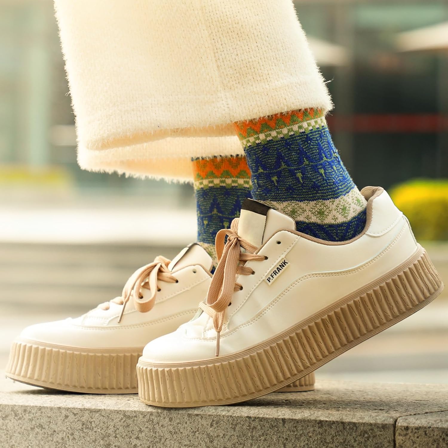 Wool Socks – Cozy, Warm, Thick Knit Socks for Women & Men, 2 Sets-Toppalletfly