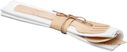 100 Eco-Friendly Wooden Cutlery Sets 6.75 Inch-Toppalletfly