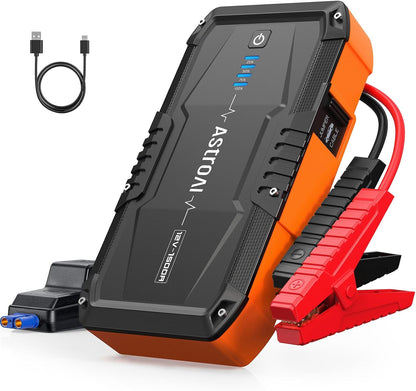 1500A Car Battery Jump Starter for Gas & Diesel Engines with Flashlight-Toppalletfly