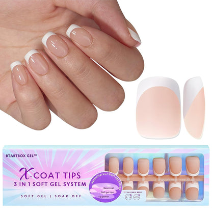 150Pcs French Tip Press on Nails - Acrylic Nail Kit Set-Toppalletfly