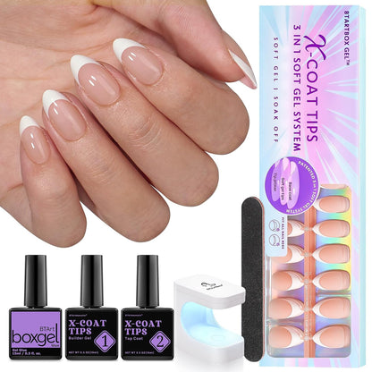 150Pcs French Tip Press on Nails - Acrylic Nail Kit Set-Toppalletfly