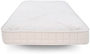 2 - in - 1 Organic Kids Mattress, Natural Mattress with Quilted Top and Waterproof Layer, Non - Toxic - Toppalletfly
