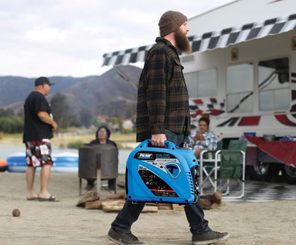 200W Portable Dual Fuel Inverter Generator with USB & Parallel Capability, CARB Compliant-Toppalletfly