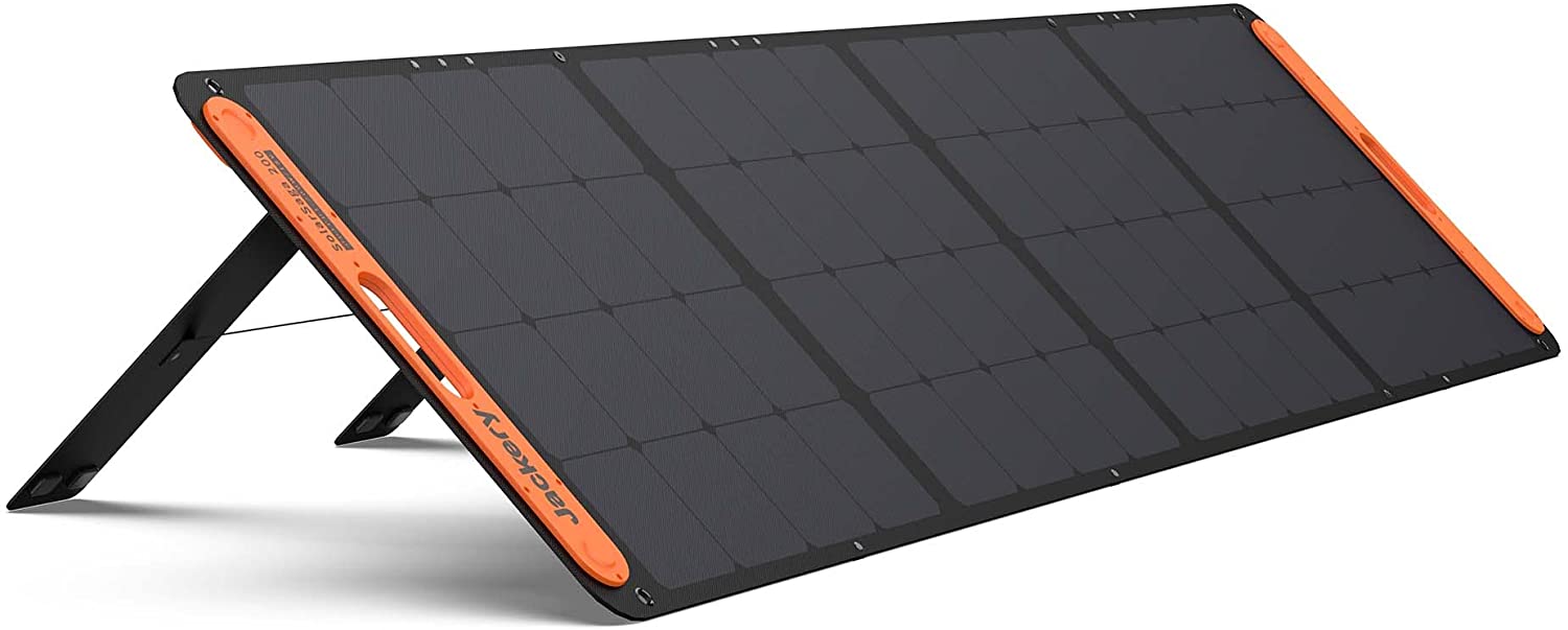 200W Portable Solar Panel Bundled with Explorer 2000 PRO as Solar Generator, Off - Grid Power for Outdoor Adventures - Toppalletfly
