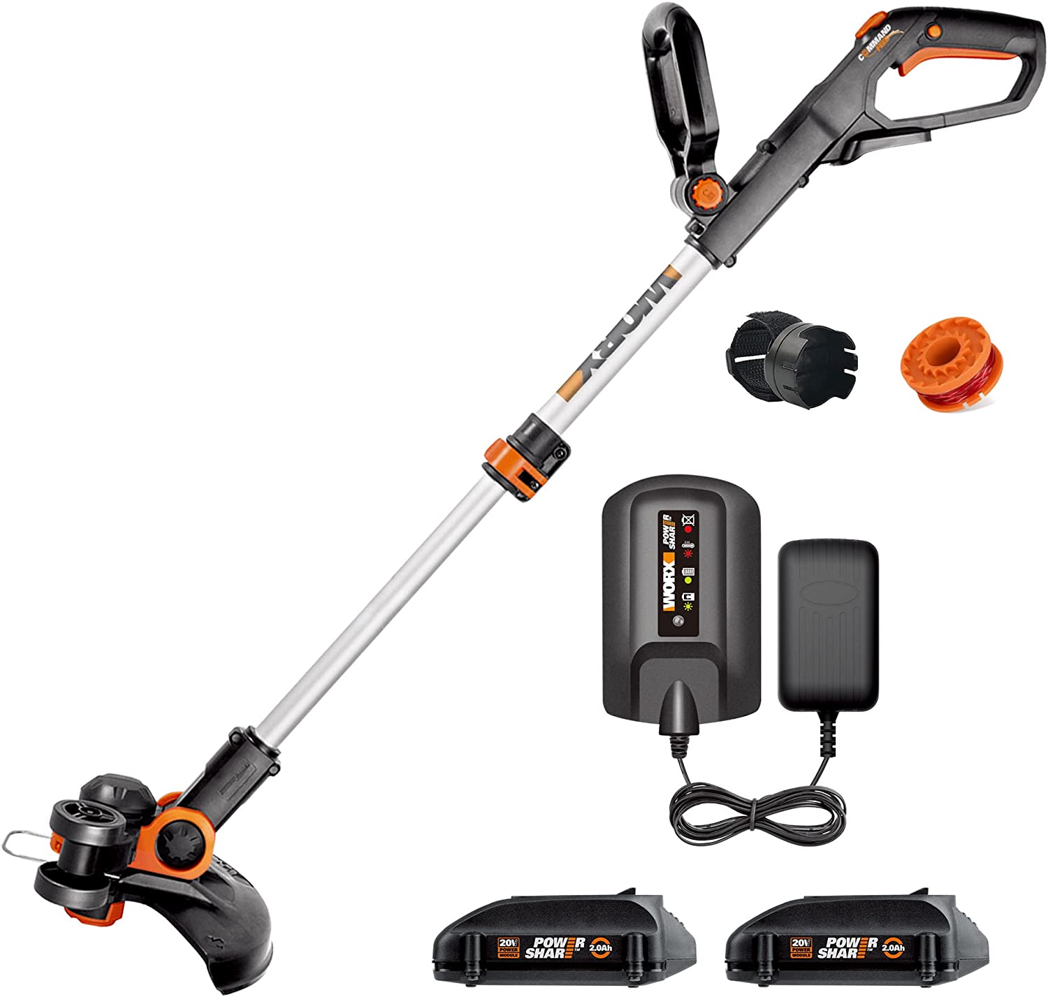20V 12 Inch Cordless String Trimmer & Edger with Battery & Charger - Toppalletfly