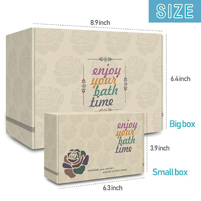 24 Organic Natural Bath Bombs, Handmade Bubble Bath Gift Set-Toppalletfly