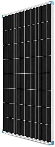 2PCS 100 Watt Solar Panels, 12 Volt Monocrystalline, High - Efficiency Module PV Power Charger for RV Battery Boat and Other Off - Grid Applications - Toppalletfly
