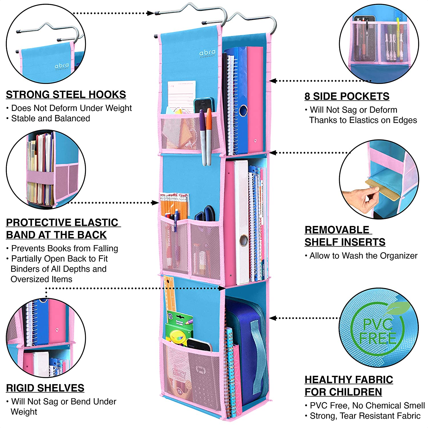 3 Shelf Adjustable Hanging Locker - Toppalletfly