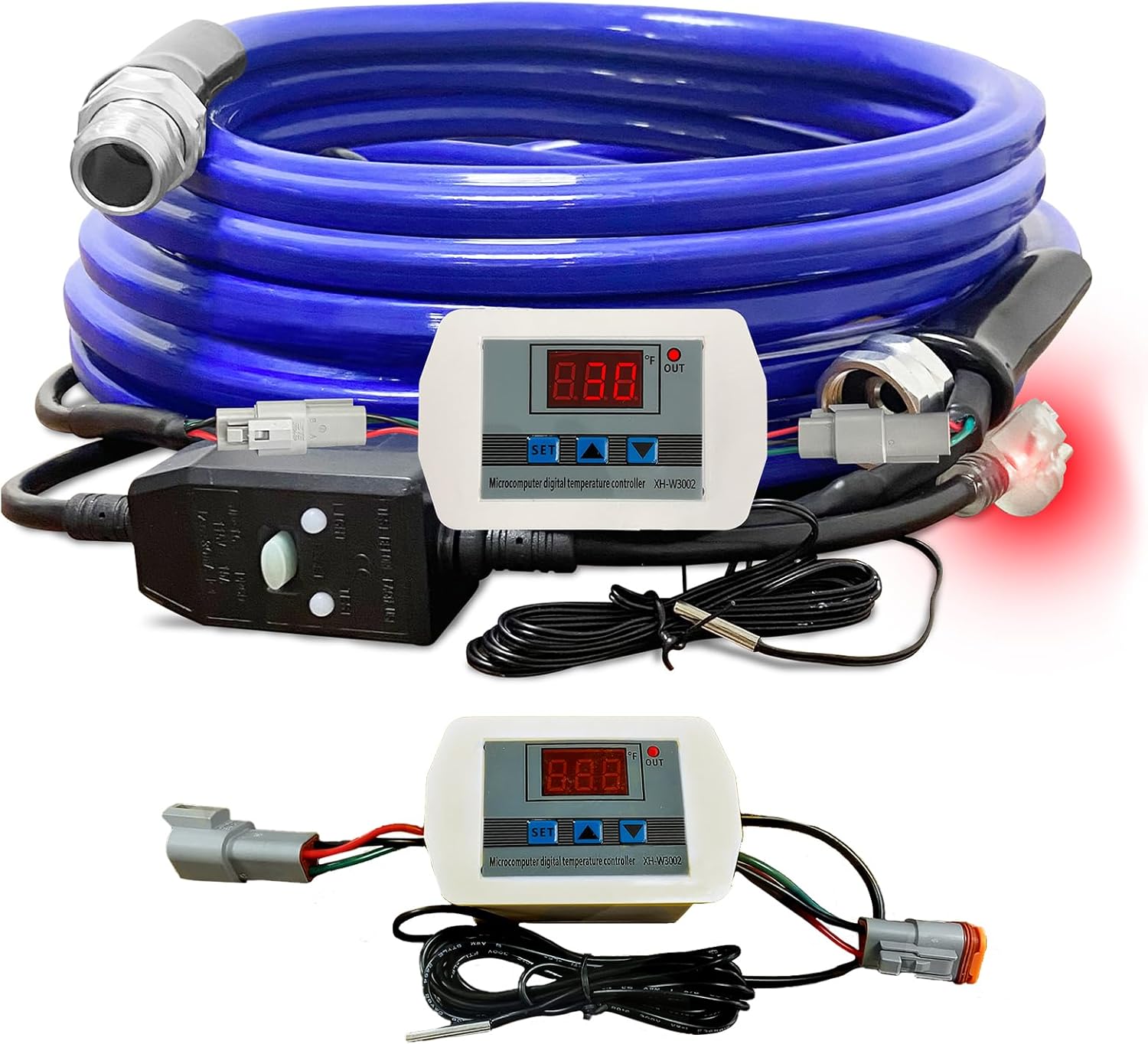 30FT Heated Water Hose for RV - Smart Thermostat, Upgraded for Winter Use to - 45℉-Toppalletfly