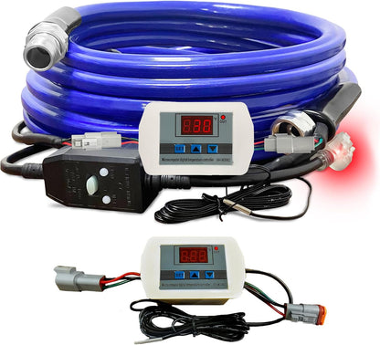 30FT Heated Water Hose for RV - Smart Thermostat, Upgraded for Winter Use to - 45℉-Toppalletfly