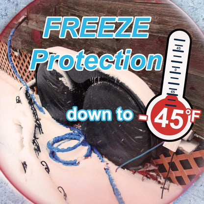 30FT Heated Water Hose for RV - Smart Thermostat, Upgraded for Winter Use to - 45℉-Toppalletfly