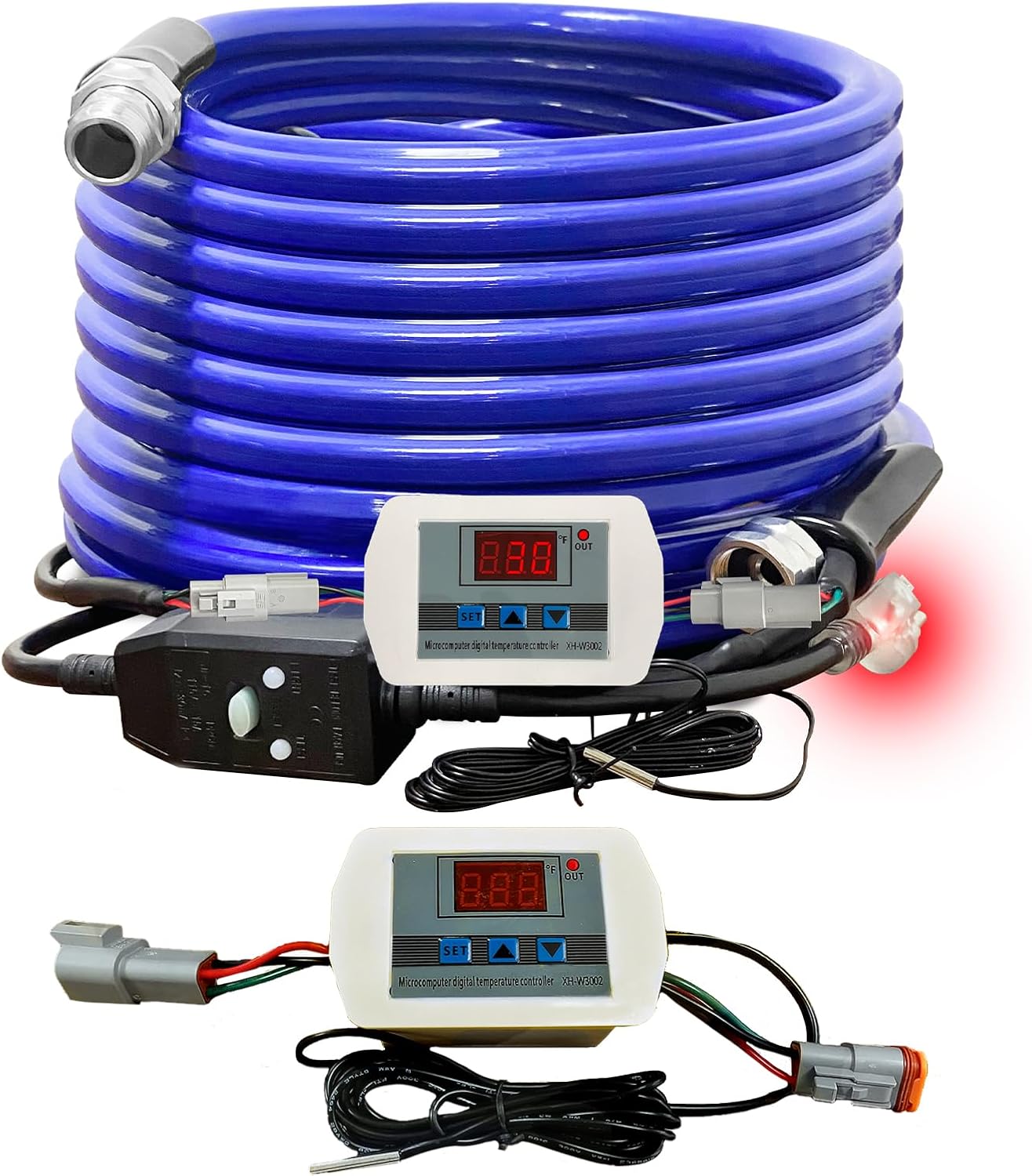 30FT Heated Water Hose for RV - Smart Thermostat, Upgraded for Winter Use to - 45℉-Toppalletfly