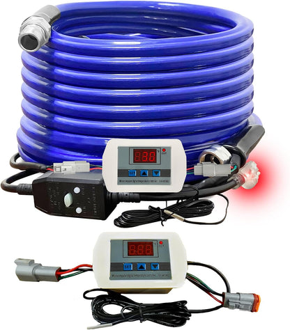 30FT Heated Water Hose for RV - Smart Thermostat, Upgraded for Winter Use to - 45℉-Toppalletfly