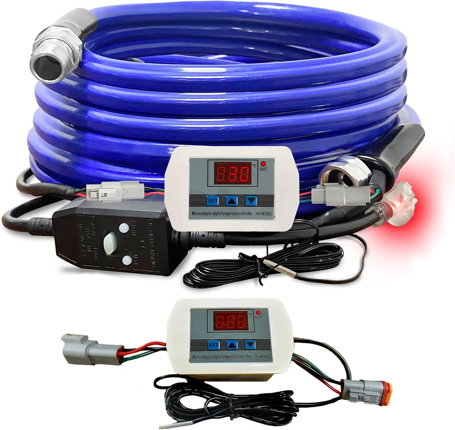 30FT Heated Water Hose for RV - Smart Thermostat, Upgraded for Winter Use to - 45℉-Toppalletfly