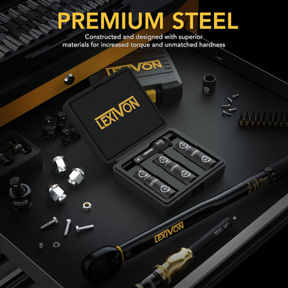 32-Piece Master HEX Bit Socket Set - Premium S2 Alloy Steel-Toppalletfly
