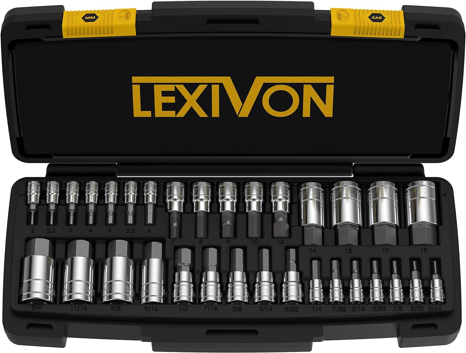 32-Piece Master HEX Bit Socket Set - Premium S2 Alloy Steel-Toppalletfly
