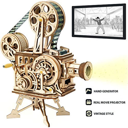 3D Wooden Puzzle Mechanical Model Kits for Adults DIY Craft Kits Vitascope-Toppalletfly