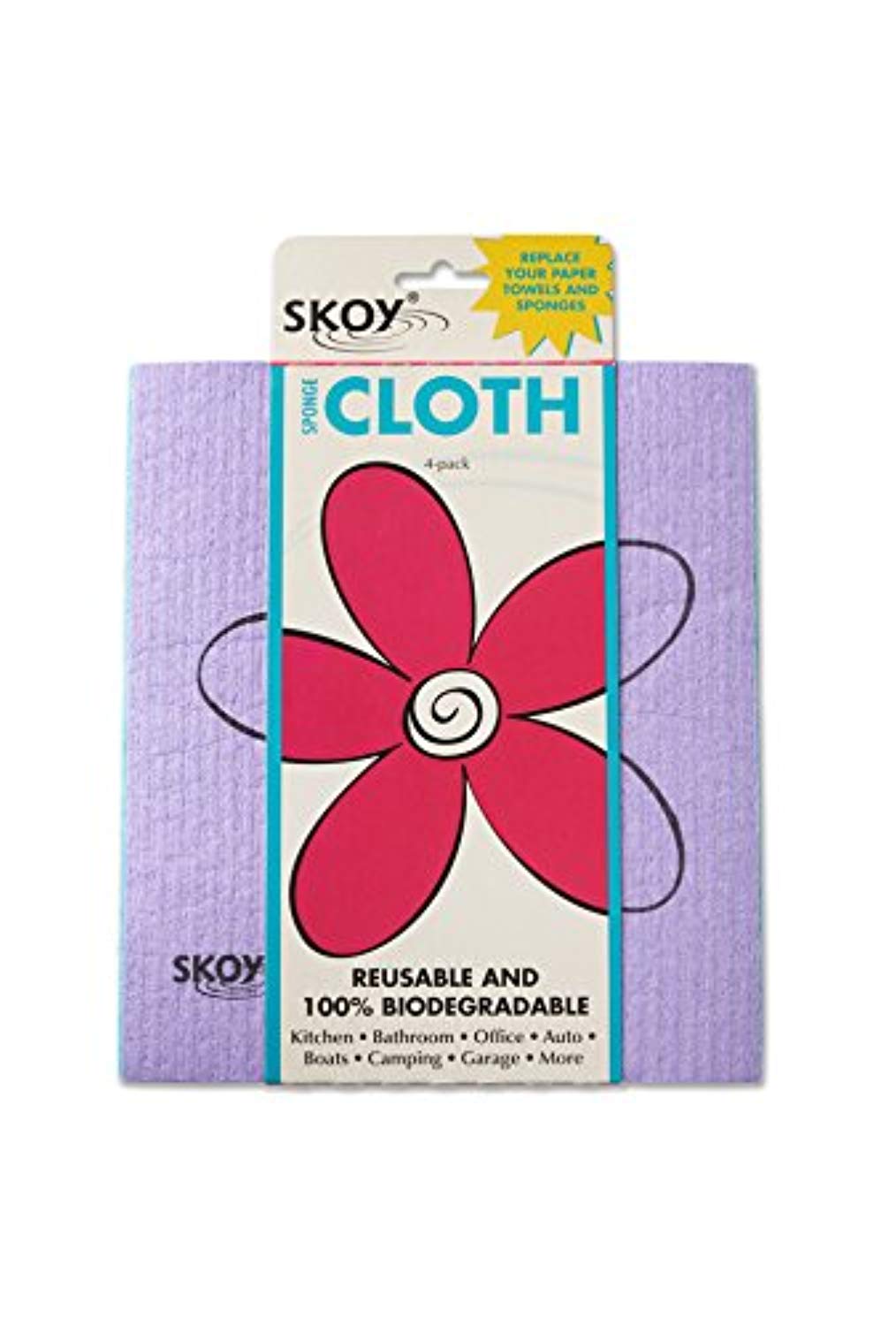 4 Pack Eco friendly Swedish Dishcloth - Assorted Colors-Toppalletfly