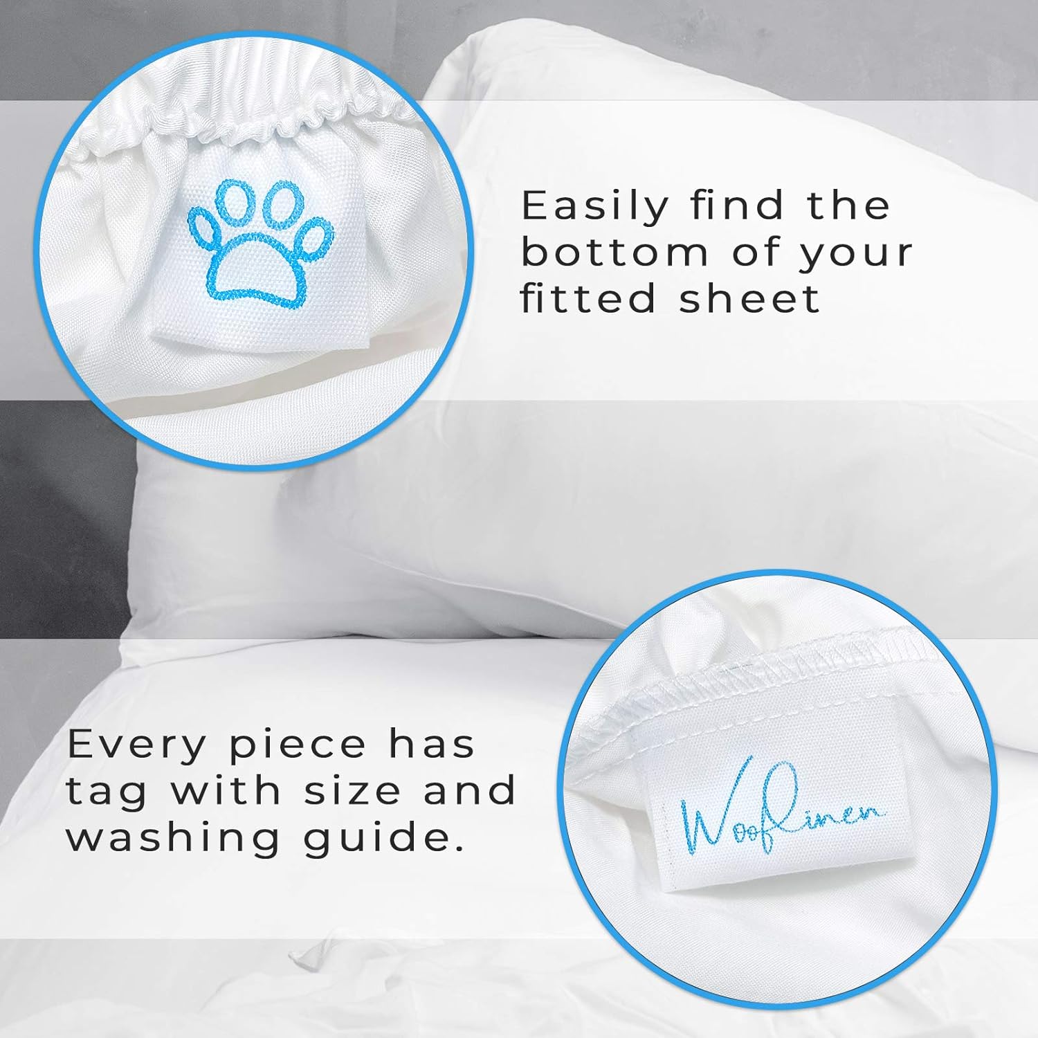 4 Pc Bamboo Sheet Set, King, Deep Pocket Fitted up to 17 Inch, Soft and Cool Sheets in Matte White-Toppalletfly