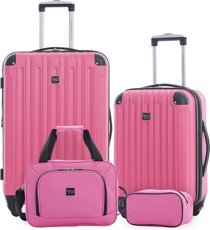 4-Piece Luggage Travel Set, Expandable-Toppalletfly