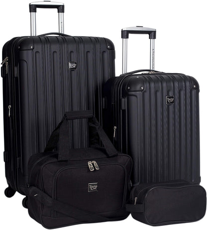 4-Piece Luggage Travel Set, Expandable-Toppalletfly