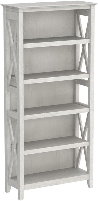 5 Shelf 66 Inch Bookcase Set-Toppalletfly