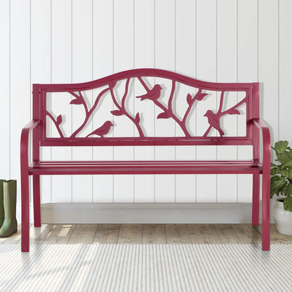 50 Inches Outdoor Garden Bench-Toppalletfly