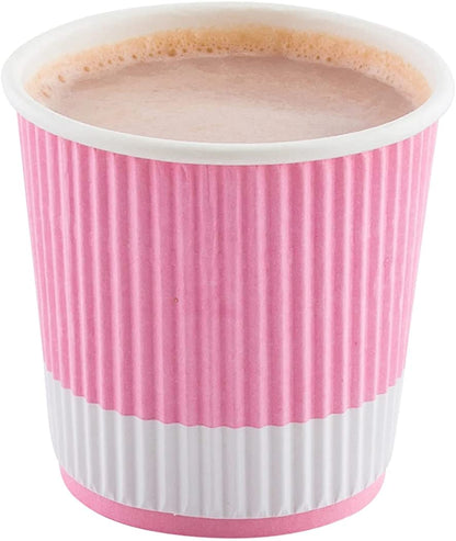 500-CT 4 oz Hot Beverage Cups Eco-Friendly Recyclable Paper - Insulated - Wholesale Takeout Coffee Cup-Toppalletfly