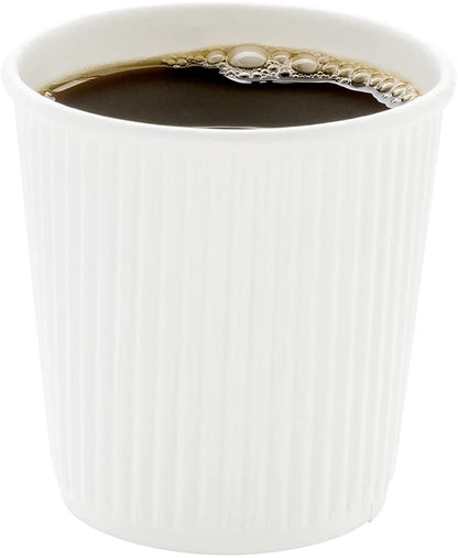 500-CT 4 oz Hot Beverage Cups Eco-Friendly Recyclable Paper - Insulated - Wholesale Takeout Coffee Cup-Toppalletfly