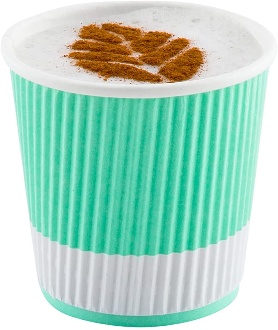 500-CT 4 oz Hot Beverage Cups Eco-Friendly Recyclable Paper - Insulated - Wholesale Takeout Coffee Cup-Toppalletfly