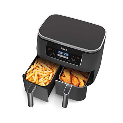 6-in-1 2-Basket Air Fryer with DualZone Technology, 8-Quart Capacity-Toppalletfly
