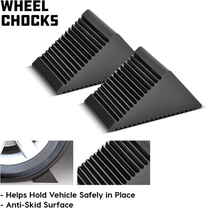 6-Piece Car Jack & Garage Creeper Set with 2-Ton Lift, Jack Stands & Wheel Chocks-Toppalletfly