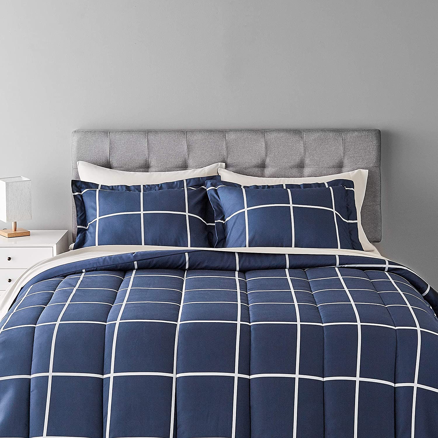 7 Piece Lightweight Microfiber Comforter Bedding Set-Toppalletfly