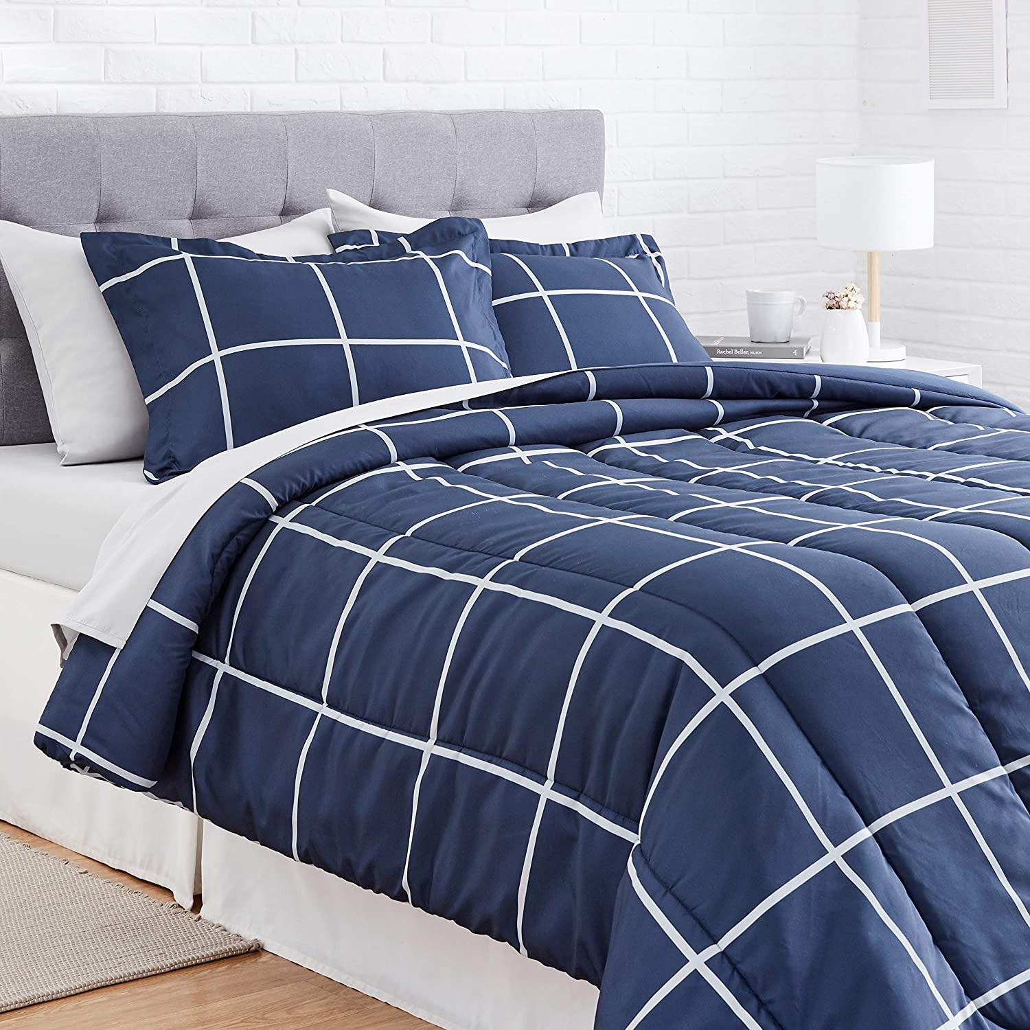 7 Piece Lightweight Microfiber Comforter Bedding Set-Toppalletfly