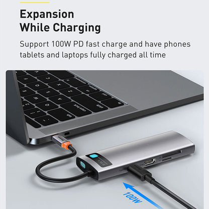 8 in 1 USB C Hub Docking Station-Toppalletfly