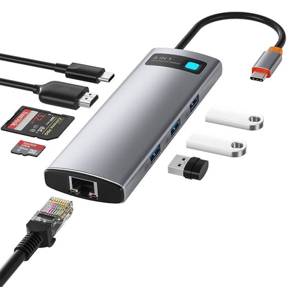 8 in 1 USB C Hub Docking Station-Toppalletfly