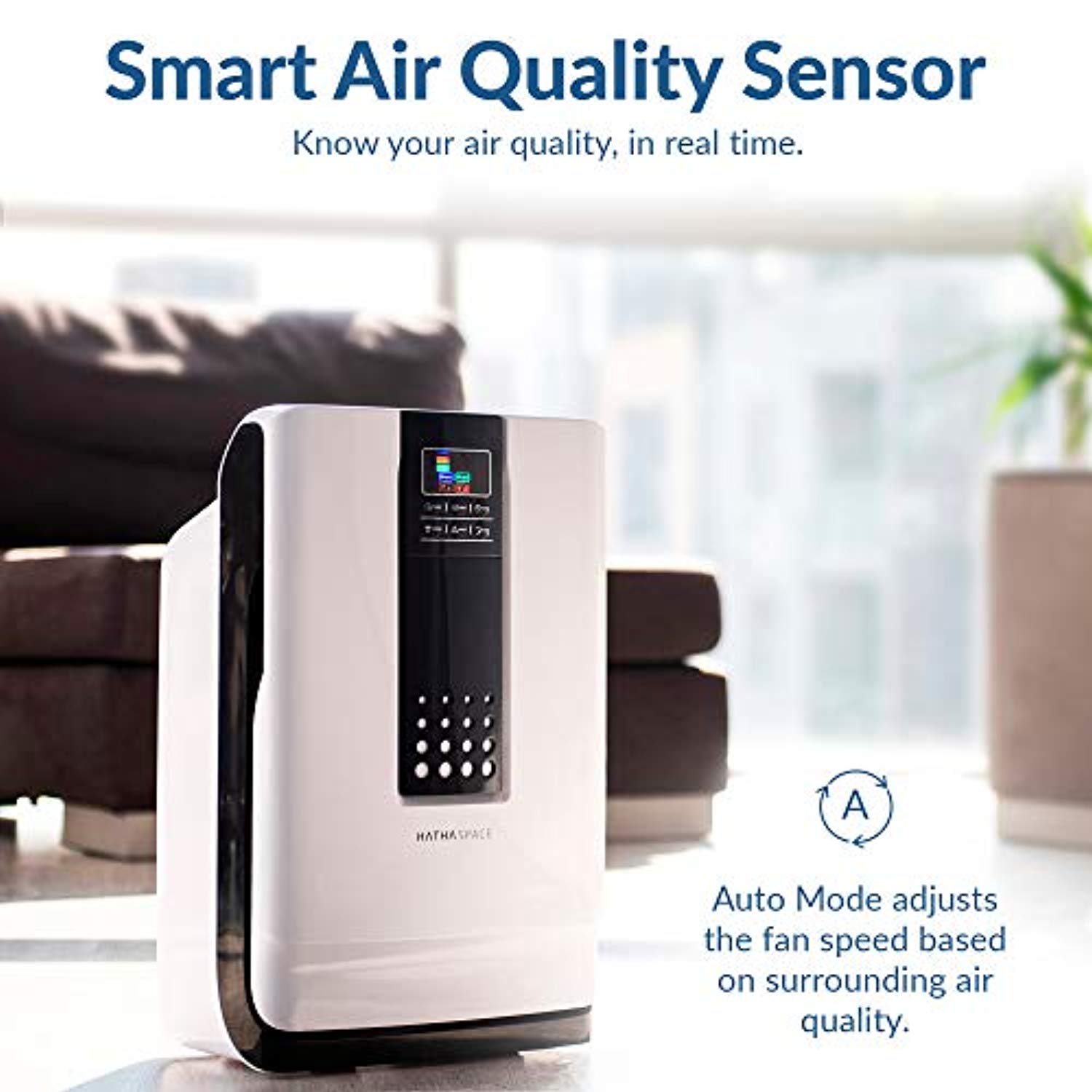 Air Purifier, 5-in-1 Large Room Air Cleaner & Deodorizer for Allergies, Pets, Asthma, Smokers, Odors-Toppalletfly