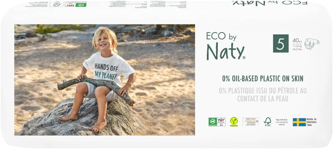 Baby Diapers, Plant-Based Eco-Friendly Diapers, Great for Baby Sensitive Skin and Helps Prevent Leaking-Toppalletfly