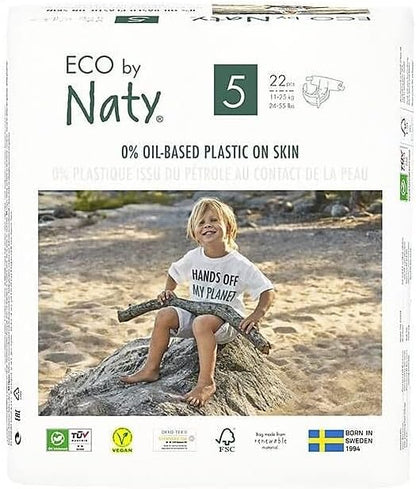 Baby Diapers, Plant-Based Eco-Friendly Diapers, Great for Baby Sensitive Skin and Helps Prevent Leaking-Toppalletfly