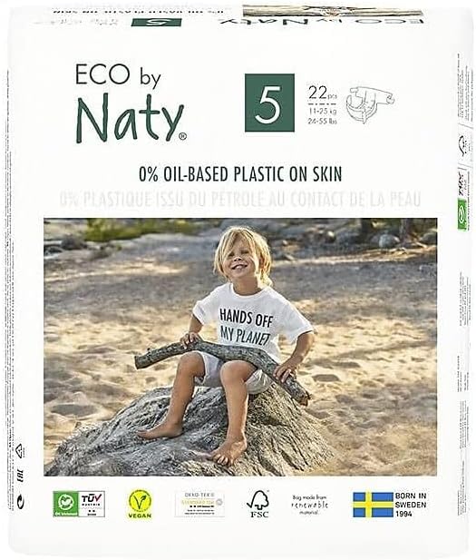 Baby Diapers, Plant-Based Eco-Friendly Diapers, Great for Baby Sensitive Skin and Helps Prevent Leaking-Toppalletfly