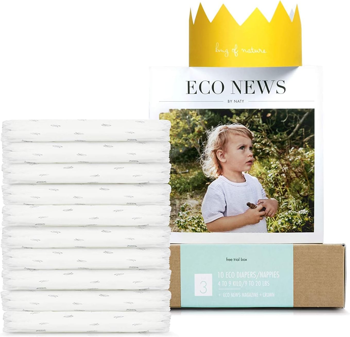 Baby Diapers, Plant-Based Eco-Friendly Diapers, Great for Baby Sensitive Skin and Helps Prevent Leaking-Toppalletfly