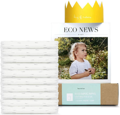 Baby Diapers, Plant-Based Eco-Friendly Diapers, Great for Baby Sensitive Skin and Helps Prevent Leaking-Toppalletfly