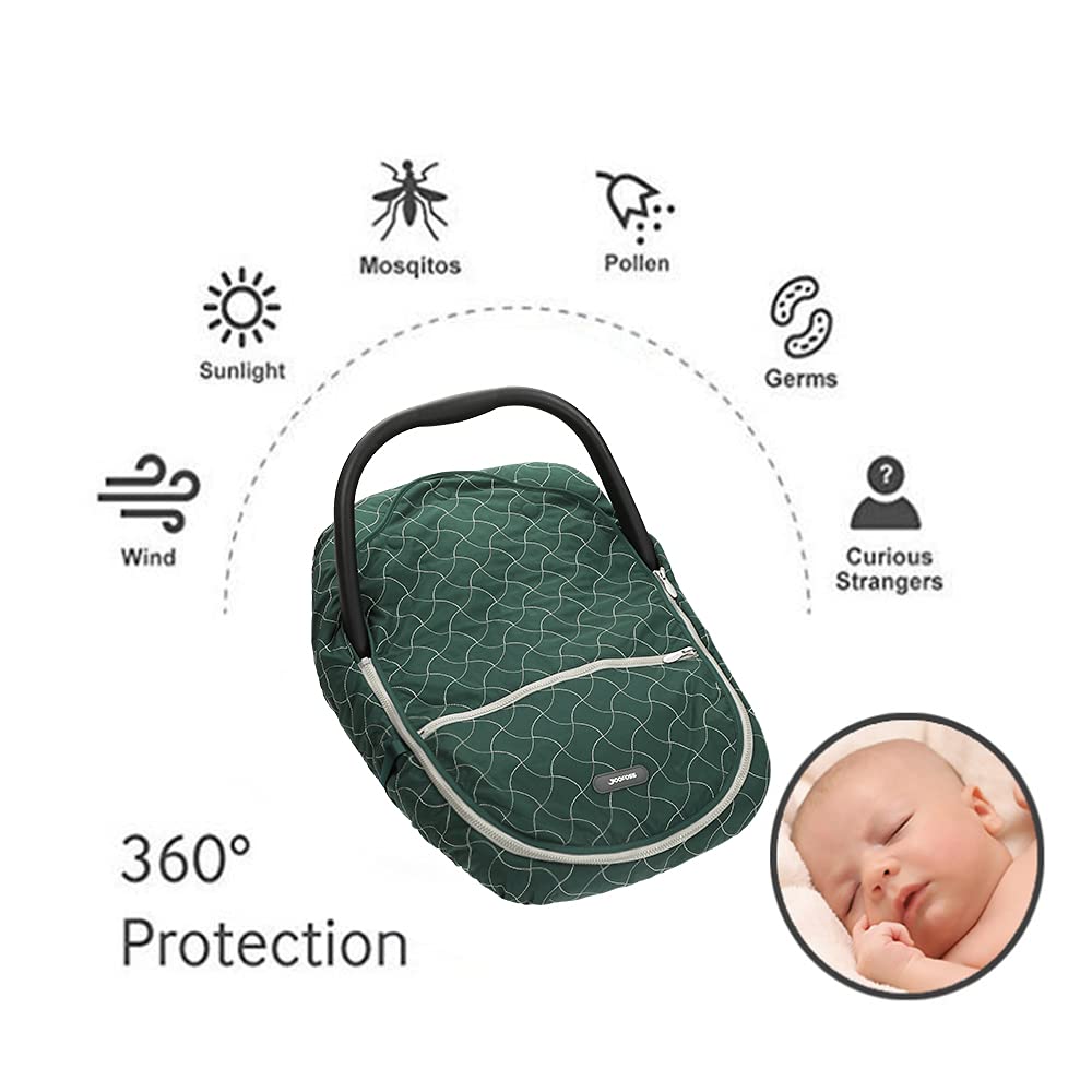 Baby Stroller Bunting Bags Winter Carseat Canopies Cover to Protect Baby from Cold Wind-Toppalletfly