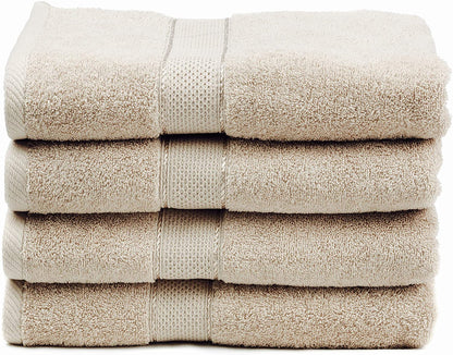 Bamboo Cotton Bath Towels - Natural, Ultra Absorbent and Eco-Friendly 30" X 52"-Toppalletfly