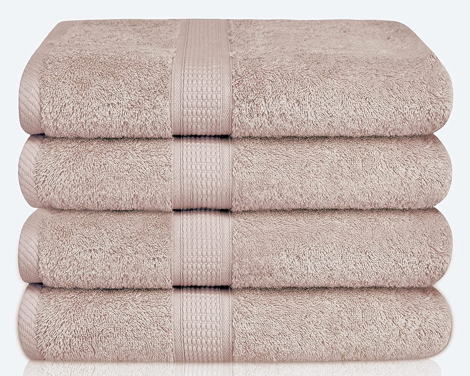 Bamboo Cotton Bath Towels - Natural, Ultra Absorbent and Eco-Friendly 30" X 52"-Toppalletfly