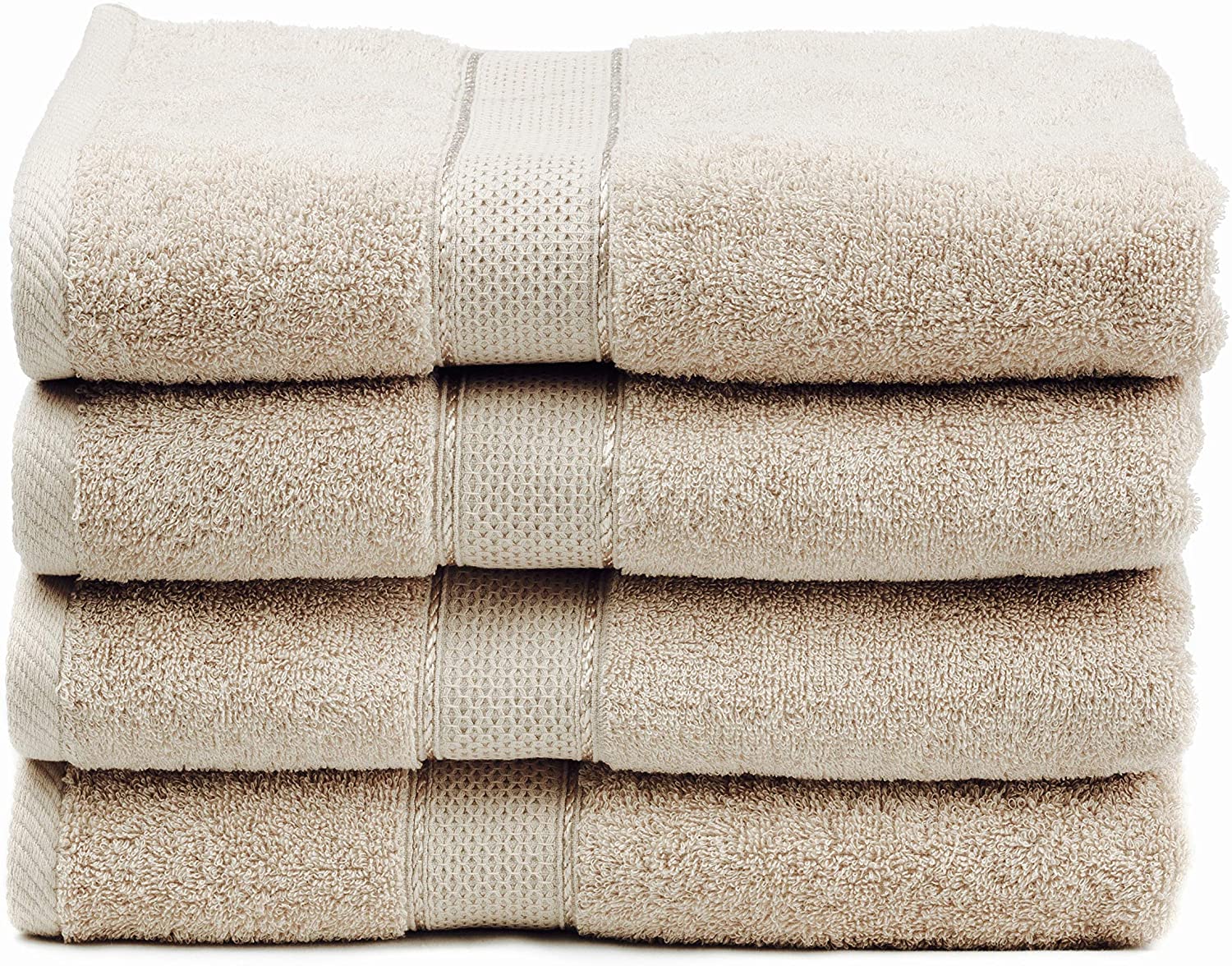 Bamboo Cotton Bath Towels - Natural, Ultra Absorbent and Eco-Friendly 30" X 52"-Toppalletfly